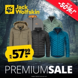 SportSpar: Jack Wolfskin Premium Sale mit bis zu 50% Rabatt