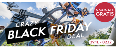 Jahreskarte Holidaypark für 120€ + 6 Monate geschenkt zum Black Friday = 18 Monate insgesamt