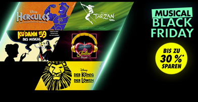 Stage Entertainment Musicals mit bis zu 30% Rabatt