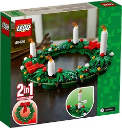 Lego Seasonal 2-in-1-Adventskranz (40426) für 39,99€ (Vergleich: 53,99€)