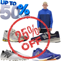 New Balance: Cyber Week mit bis zu 50% Rabatt + 25% Extra-Rabatt auf über 500 ausgewählte Artikel