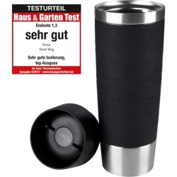 Emsa 515615 Travel Mug Classic Grande, 500ml, Schwarz für 16,99€ (Vergleich: 33,54€)