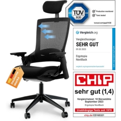 Ergotopia NextBack, Ergonomischer Bürostuhl gegen Rückenschmerzen für 329€ (Vergleich: 449€)