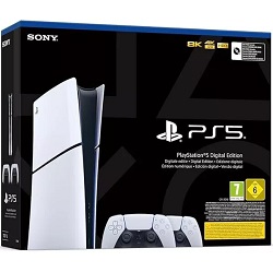 [B-Ware] Sony PlayStation 5 Slim 1TB Digital Edition (CFI-2016B01Y) mit zwei Controllern für 329,90€ (Vergleich: 419€)