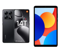 Xiaomi 14T mit gratis Xiaomi Redmi Pad SE 8.7 für 29€ mit 8GB LTE Daten und Sprachflat im Telekom-Netz für 14,99€/Monat