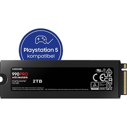 SSD Samsung 990 Pro Heatsink 2TB (MZ-V9P2T0GW) für 144€ (Vergleich: 174,78€)