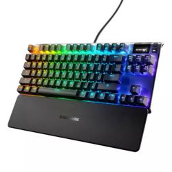 STEELSERIES Apex 7 TKL (RED SWITCH), Gaming Tastatur, Mechanisch, Steelseries QX für 64,99€ (Vergleich: 149,89€)