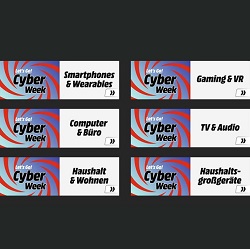 MediaMarkt Cyber Week mit verschiedenen Angeboten zu guten Preisen, so z. B.: Ninja AF400EUWH Dual Zone Heissluftfritteuse für 139€ (Vergleich: 169,01€)