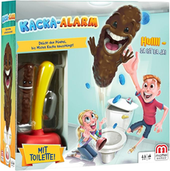 Mattel Games FWW30 – Kacka Alarm lustiges Kinderspiel geeignet für 2-4 Spieler, Spieldauer ca. 15 Minuten, Kinderspiele ab 5 Jahren für 20,60€