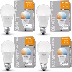 Ledvance LED Smart Wifi Lampe im 4er Pack (E27, 14 Watt, 2700-6500K) für 12,99€ (Vergleich: 24,78€)