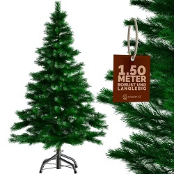Casaria Künstlicher Weihnachtsbaum (150cm) inklusive Ständer für 19,95€ (Vergleich: 25,79€)