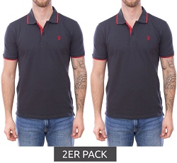 U.S. POLO ASSN. Herren Polo-Shirt Basic im Doppelpack für 30€ (Vergleich: 53,90€)