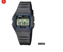 Otto: 20% Extra auf viele Uhren & Schmuck Styles, so z.B. CASIO TIMELESS COLLECTION Chronograph F-91W-1YEG ab 13,54€