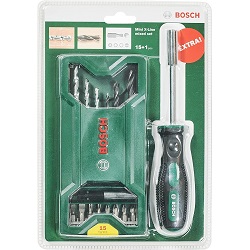 Bosch Home and Garden Mini X-Line Mixed Set mit Schraubendreher für 6,24€ (Vergleich; 9,98€)