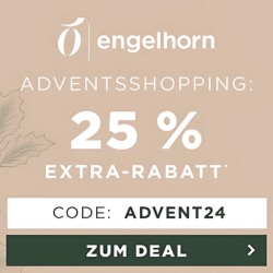 Engelhorn: Advents-Shopping mit 25% Extra-Rabatt auf über 6.000 ausgewählte Artikel