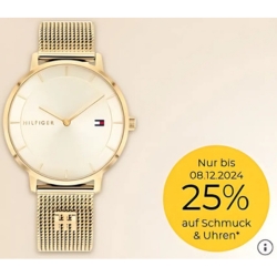 [endet morgen] Baur: 25% Rabatt auf Schmuck und Uhren