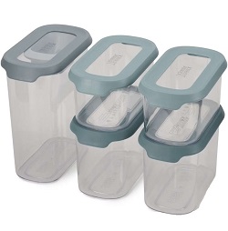 Joseph Joseph CupboardStore Lebensmittelbehälter im 5er Pack für 25,90€ (Vergleich: 36,37€)