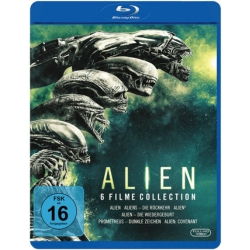 Alien 1-6 Complete Collection, Blu-Ray für 22,47€ (Vergleich: 29,42€)