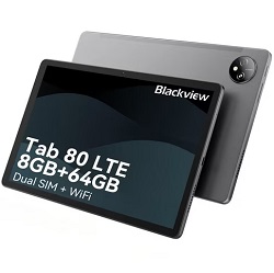 Blackview Tab80 10 Zoll Tablet (4GB RAM, 64GB Speicher) für 69,99€ (Vergleich: 129,99€)