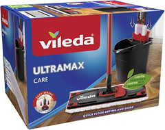 Vileda Ultramax Care Komplett Set, Bodenwischer Wischmopp mit Stiel & Eimer für 22,99€
