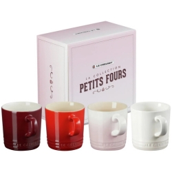 LE CREUSET Becherset 4-tlg. 9cm PETITS FOURS für 38,94€ (Vergleich: 62,54€)