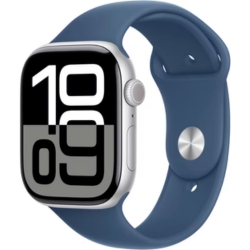 Apple Watch Series 10, Aluminium, 46 mm, GPS + Cellular, Blau für 479,99€ (Vergleich: 543,87€)