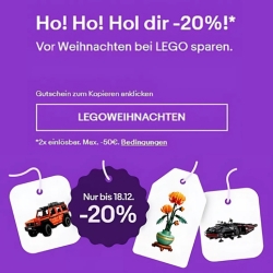 eBay: 20% Rabatt auf ausgewählte LEGO Sets