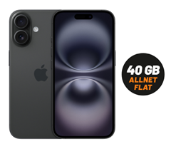 iPhone 16 für 199,99€ mit 40GB 5G Daten, SMS und Sprachflat im Vodafone Netz für 29,99€/Monat