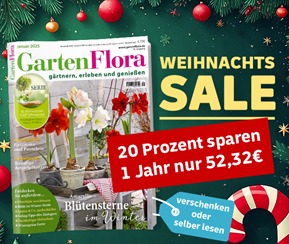 Jahresabo “Garten Flora” für 52,32€ + bis zu 55€ Prämie