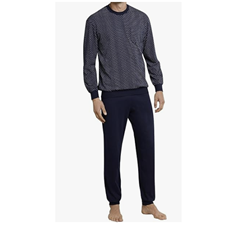 Schiesser Herren Schlafanzug lang mit Bündchen – Nightwear Set für 28,96€ (VG: 49,99€)