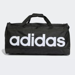 Adidas Linear Duffel Bag L Sporttasche mit 63 l Volumen, Schwarz für 16,25€ (Vergleich: 30,38€)