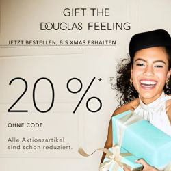 [endet heute] Douglas: 20% Rabatt auf über 16.000 ausgewählten Artikeln