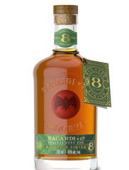 BACARDI Reserva 8 Jahre alt Rye-Cask-Finish, 45% ABV, 70cl / 700ml, limitierte Auflage Premium Dark Rum, gereift in Kentucky Roggen-Whiskey-Fässern für 20,42€