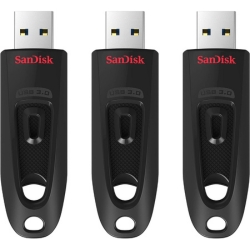 3er-Pack SanDisk Ultra USB 3.0 Flash-Laufwerk 64 GB für 16,99€ (Vergleich: 22,47€)