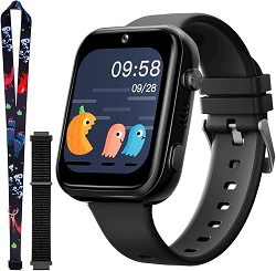 OKYUK T45 4G Kinder Smartwatch mit SOS-Funktion, Kamera und Schrittzähler für 60,36€