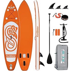 FunWater Stand-Up Paddling Board mit Zubehör (305cm) für 93,28€