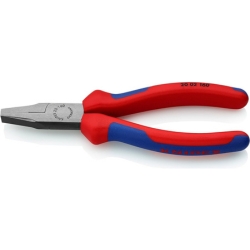 Knipex Flachzange schwarz atramentiert, mit Mehrkomponenten-Hüllen, 160 mm, 20 02 160 für 12,49€ (Vergleich: 17,84€)