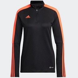 Adidas Tiro LS Damen Half-Zip Sweatshirt HU0319 für 17,99€ (Vergleich: 28,94€)