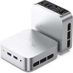 ACEMAGICIAN V1 Mini PC Intel Twin Lake N150 (Upgraded N100,Bis zu 3,6 GHz),16GB DDR4 512GB M.2 2280 SSD Micro Desktop Computer für 199,50€