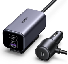 UGREEN 130W Zigarettenanzünder USB C Auto Ladegerät mit 4 USB-C Ports für 29,99€