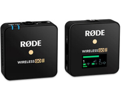 RØDE Wireless GO II Single ultrakompaktes kabelloses Zweikanal-Mikrofonsystem für 149,99€ (VG: 177,08€)