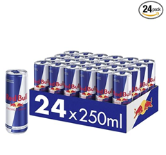 Red Bull Energy Drink – 24er Palette Dosen Getränke, EINWEG (24 x 250 ml) für 19,83€ (=83 Cent je Dose)