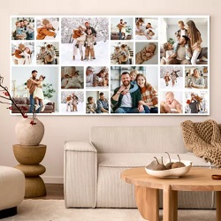Lieblingsfoto: 80% Rabatt auf die Leinwandcollagen, so z. B.: Leinwandkollage in der Größe 120x60cm für 30,58€ (Sonst: 124,94€)