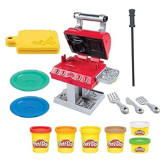 Play-Doh Kitchen Creations Grillstation Spielset für Kinder ab 3 Jahren mit 6 Farben und 7 Zubehörteilen für 11,68€ (VG: 23,89€)
