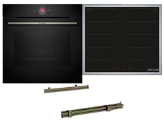 BOSCH HBD80PY53 Serie 8/Serie 6, Einbaubackofenset (Induktionskochfeld, A+, 71 l) für 1.299€ + 90€ eismann Gutschein