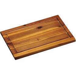 Kesper Akazienholz Schneidbrett mit Saftrille (32x21x1,5cm) für 5,52€ (Vergleich: 9,17€)