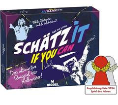 moses 90152 Konzept Schätz it-if You can, Quiz und Ratespiel für Halbwisser für 19,99€ (VG: 28,04€)
