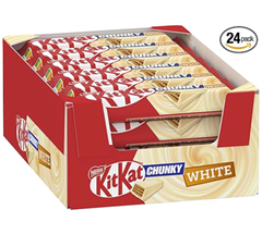 24 x Kitkat NESTLÉ KITKAT CHUNKY White Schokoriegel für 11,39€ (=47 Cent je Riegel)