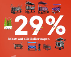 Fuxtec: Bollertage mit 29% Rabatt auf alle Bollerwagen