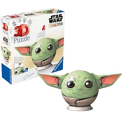 Ravensburger 3D Puzzle-Ball Grogu mit Ohren (11556) für 13,99€ (Vergleich: 17,98€)